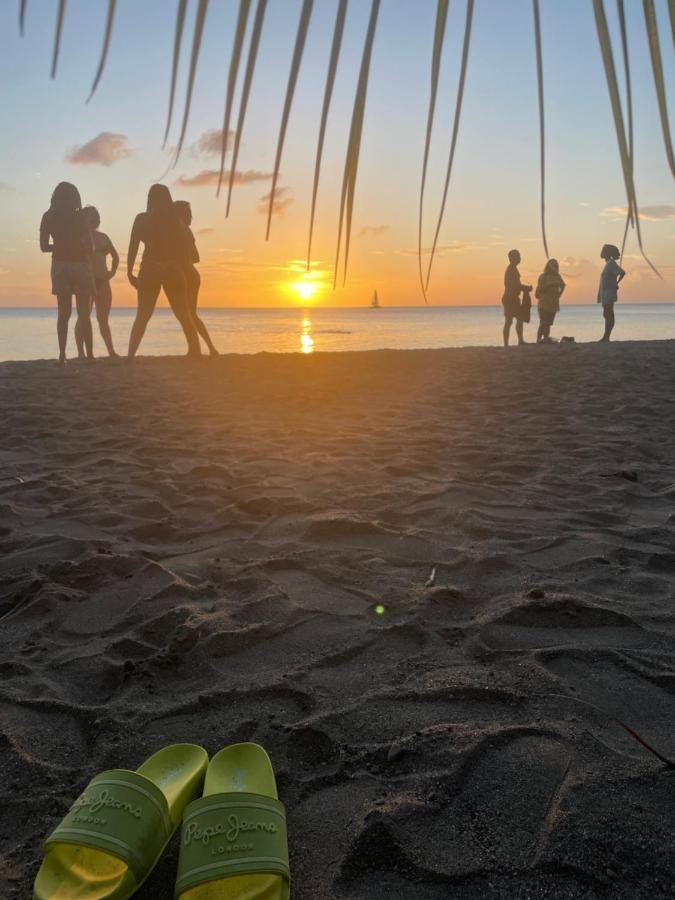 Sunset Appart, T2 Avec Vue Mer Et Plage A 1 Km Le Carbet Esterno foto